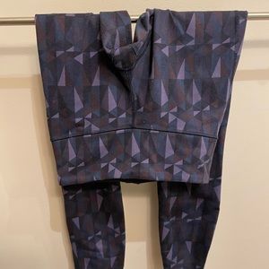 Lululemon Wunder Under Geometric Leggings